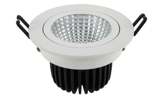 LED 15W COB 嵌燈 可調角度 開孔135mm 黃光白光中性光